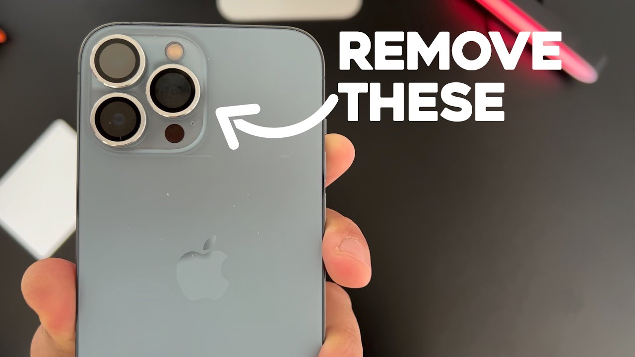 Как снять защитные пленки с объектива камеры iPhone