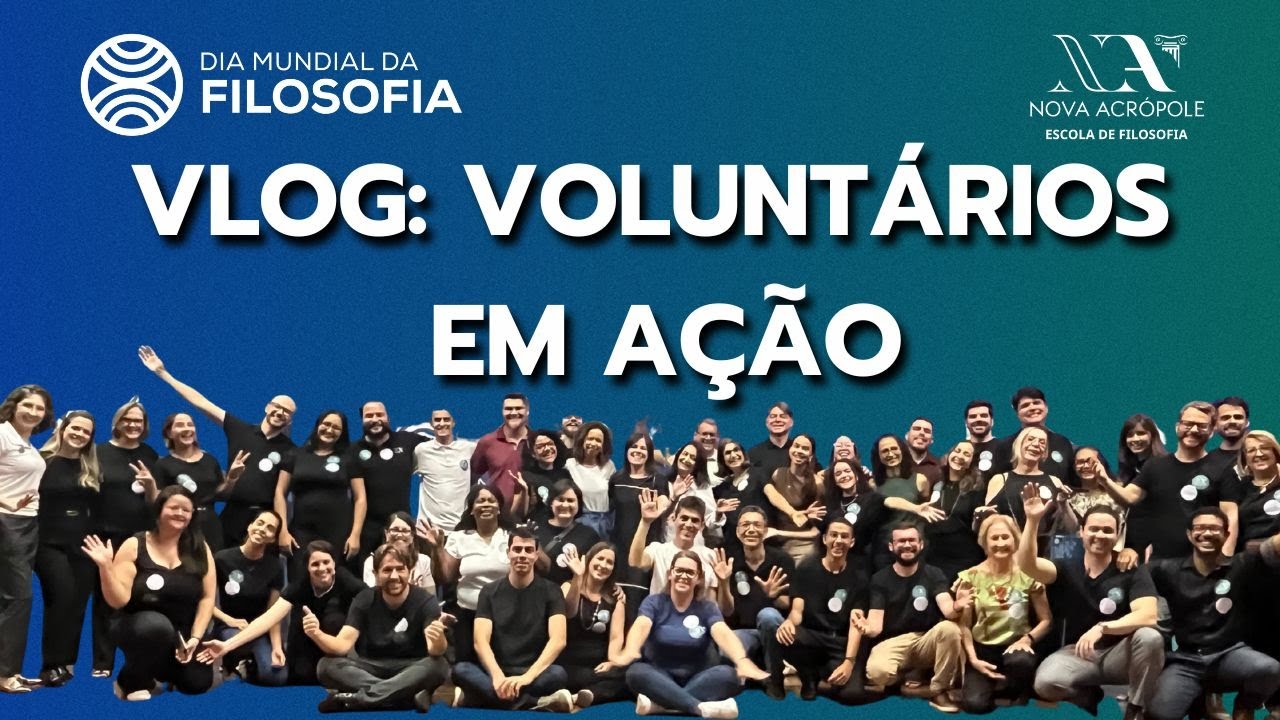 Como é um evento da Nova Acrópole por dentro - Vlog do Dia Mundial da Filosofia em Goiânia