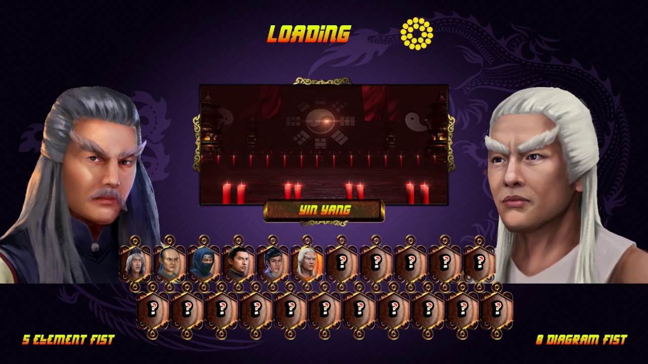 Shaolin vs Wutang 5 element fist arcade