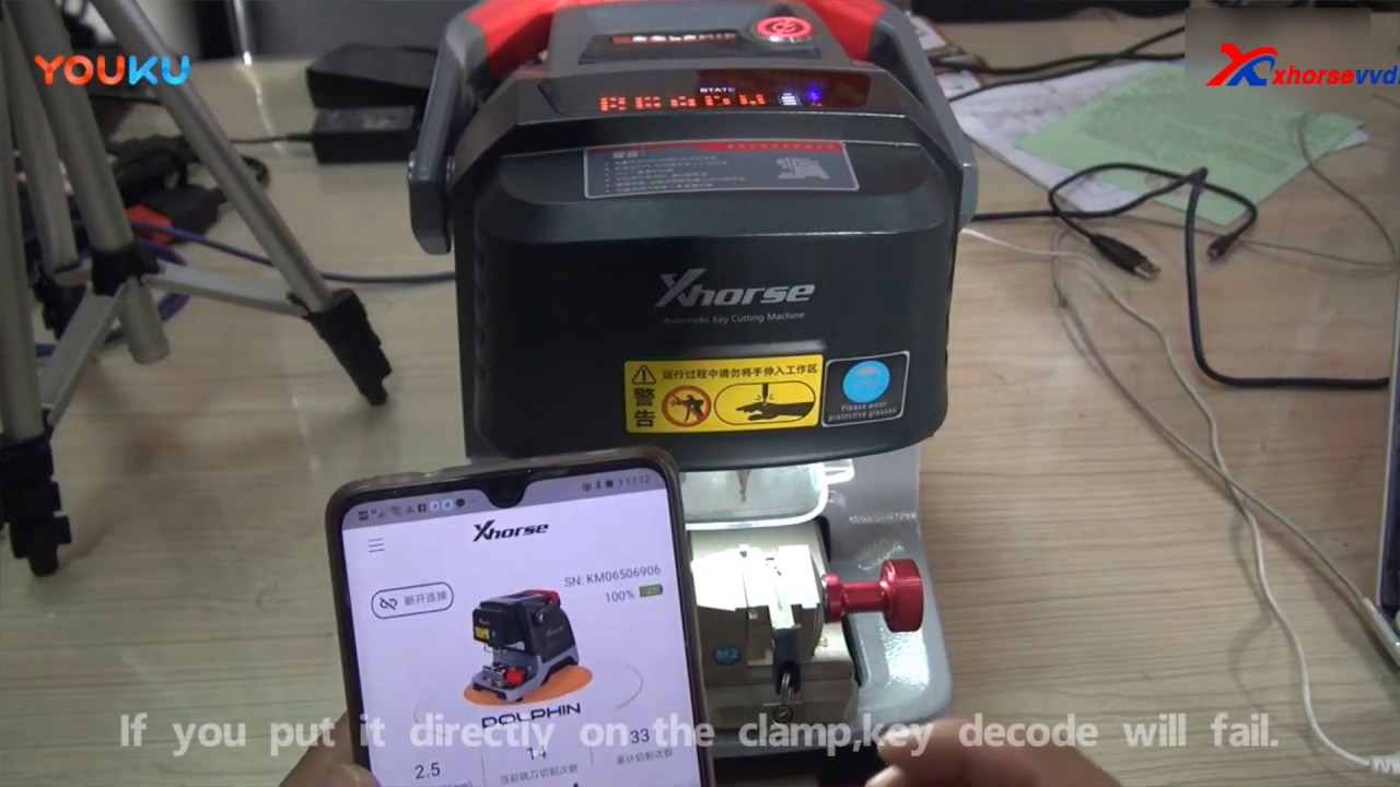How to use Condor Dolphin XP-005 Cut Toyota TOY40 Thin Key?