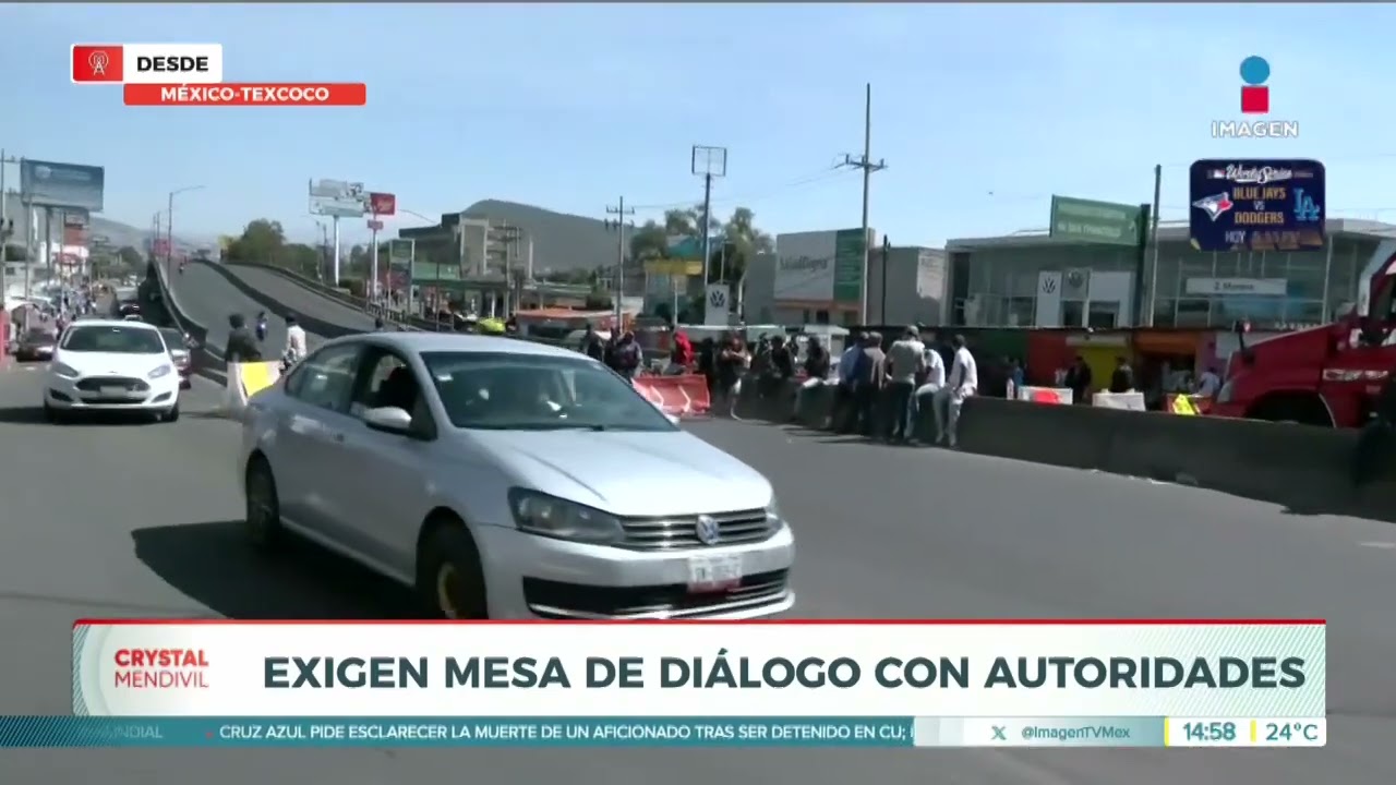 Casi 8 horas de bloqueo en la México-Texcoco por bloqueo de piperos | Noticias con Crystal