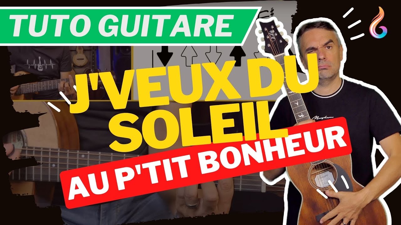 J'veux du Soleil гитара - Простой урок для новичков 🎸