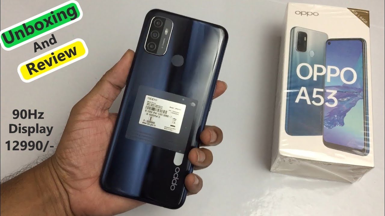 Oppo A53 2020 Unboxing and Review 90Hz Display only Rs 12990/-