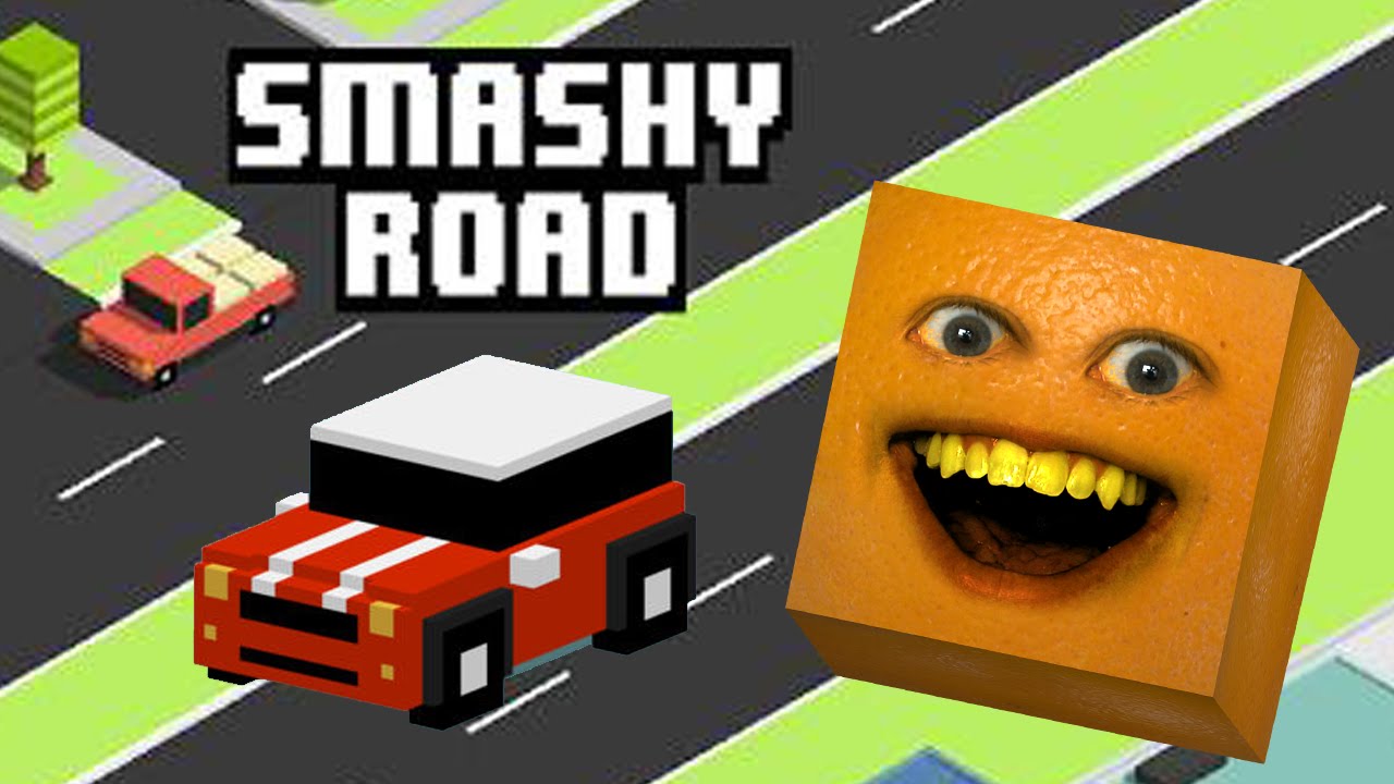 Раздражающий Апельсин играет в Smashy Road!