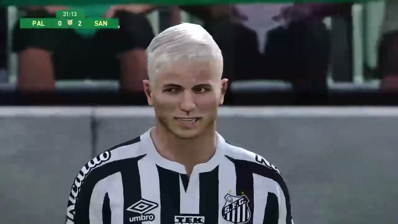 CLASSICO ENTRE PALMEIRAS X SANTOS -JOGO DE HOJE GAMEPLAY PES21 PS4