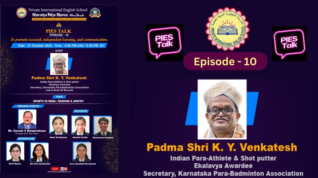 Sports in India : Passion & Apathy #PIESTALK10
