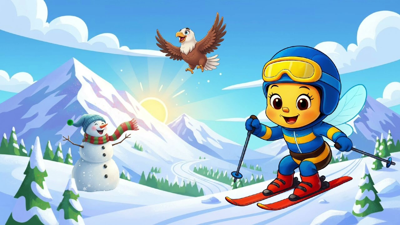 Balla sulla Neve ❄️⛷️ | Baby Dance Educativa per Bambini