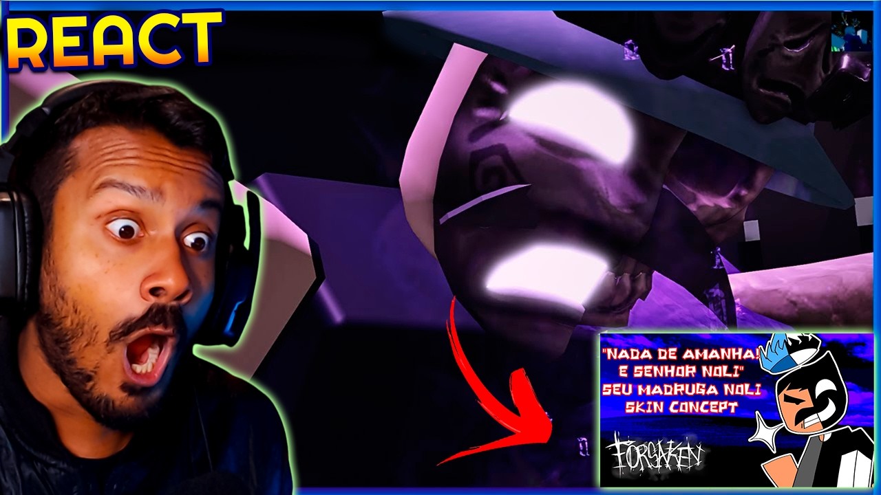 🔥 ESTOU FISSURADO NESSA SKIN!! REAGINDO À SKIN INCRÍVEL DO NOLI SEU MADRUGA EM FORSAKEN!