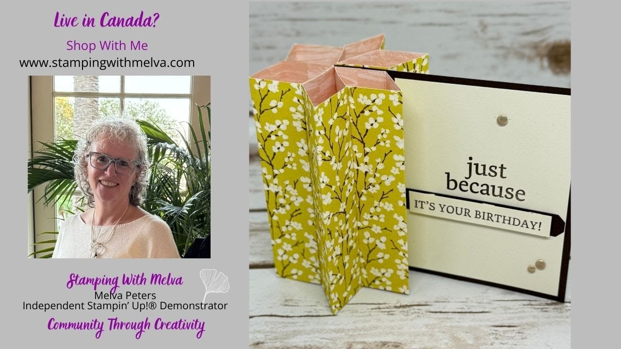 Live with Stamping With Melva - Star Card