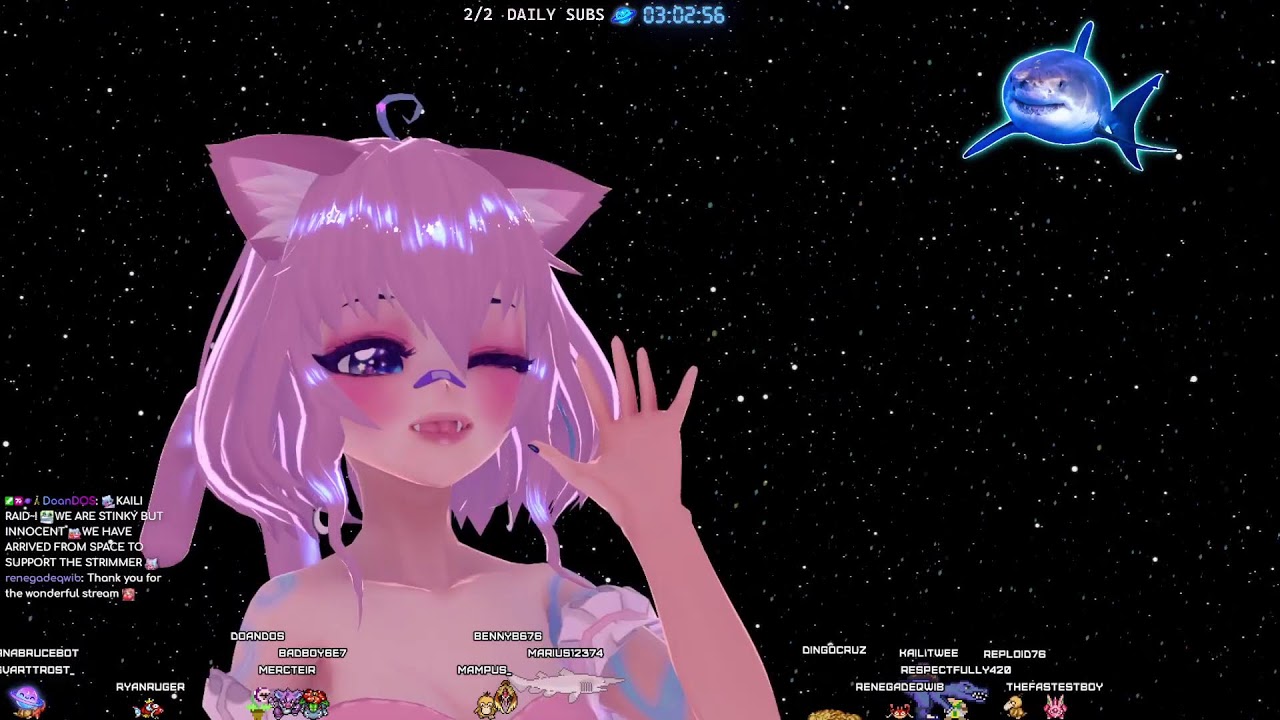stinky space kitty stream (don't click)