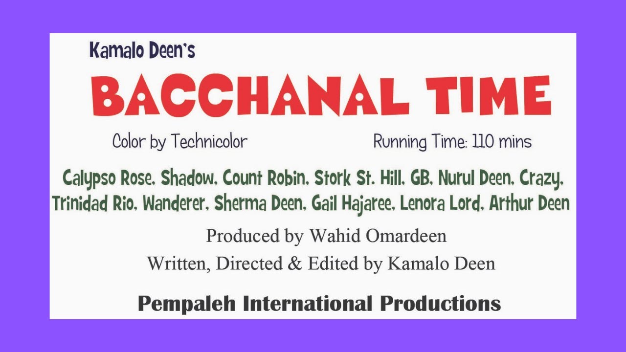 Bacchanal Time (1978) - Full Movie