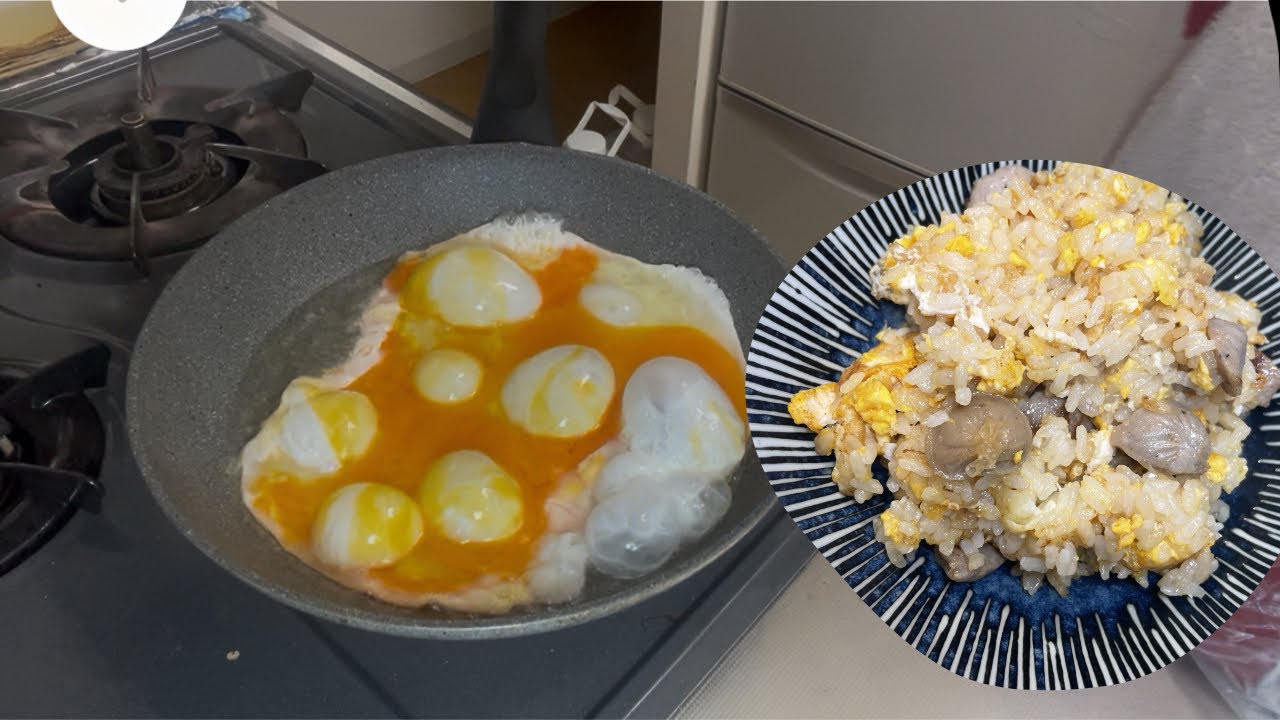 卵ソーセージ炒飯