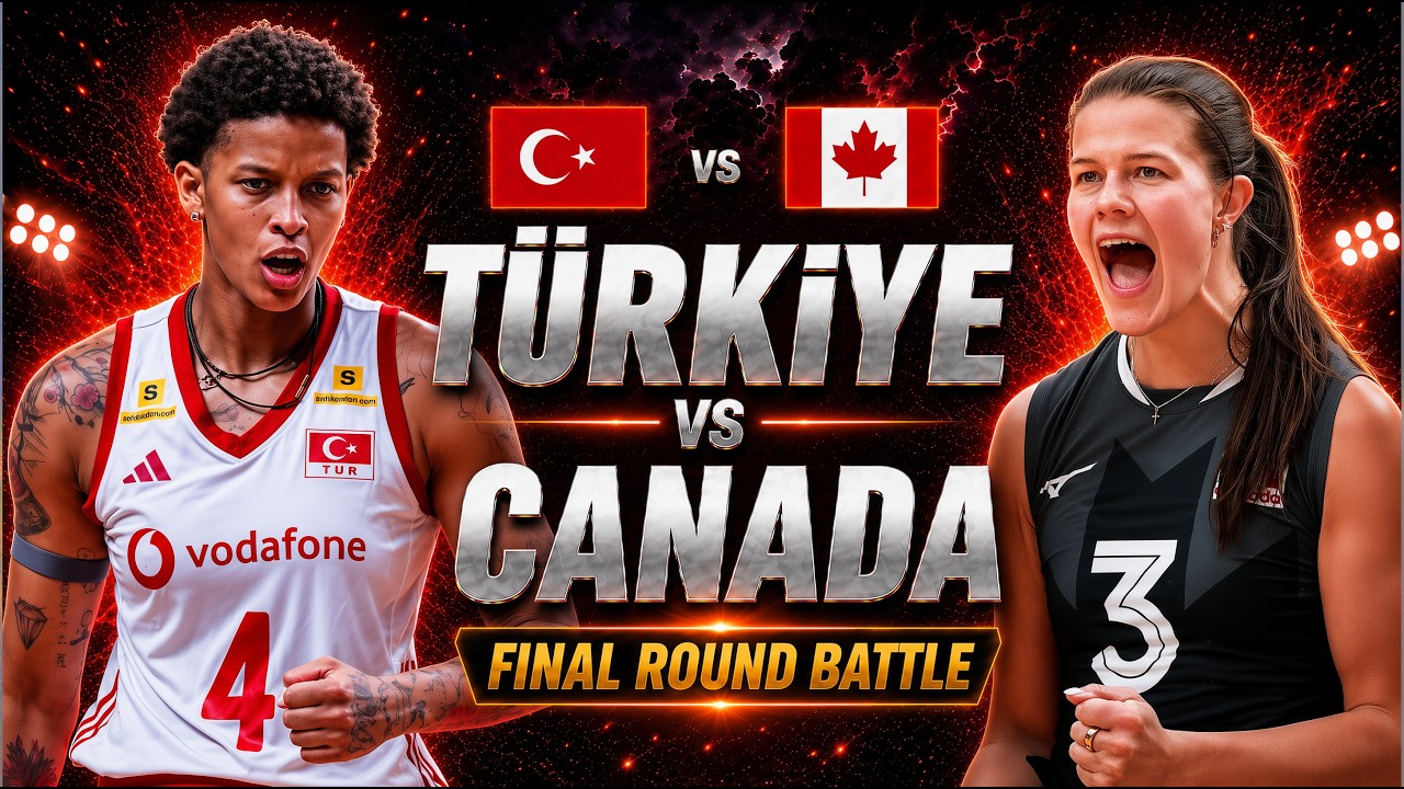 T&uuml;rkiye vs Canada Quarterfinal Volleyball Battle | Women's VNL 2026
