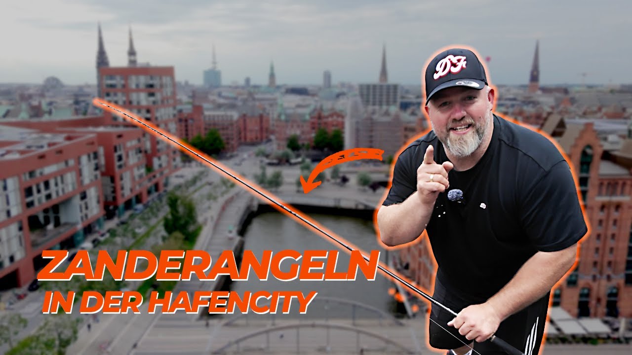 GIBT'S HIER ÜBERHAUPT FISCHE?! | Streetfishing in der Hamburger Hafencity