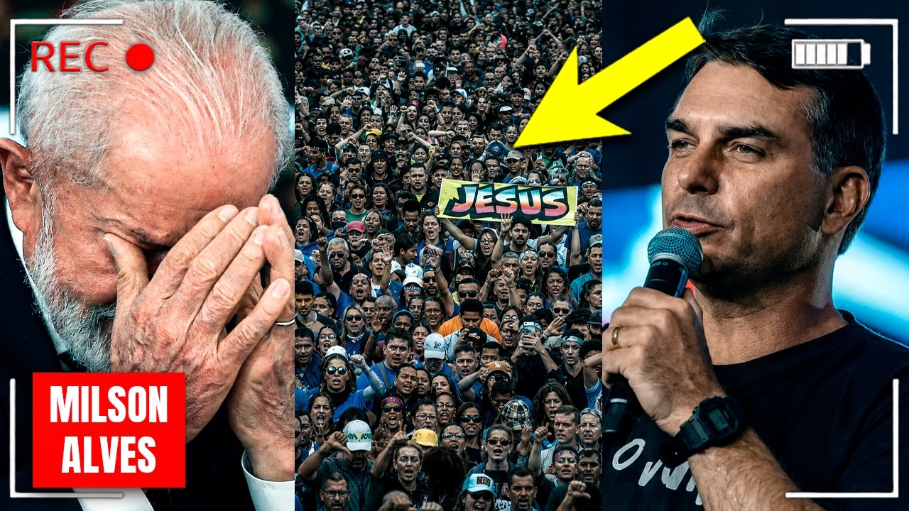 Lula FLEES BOOS at the March and Fl&aacute;vio exposes PT DEFEAT!!!