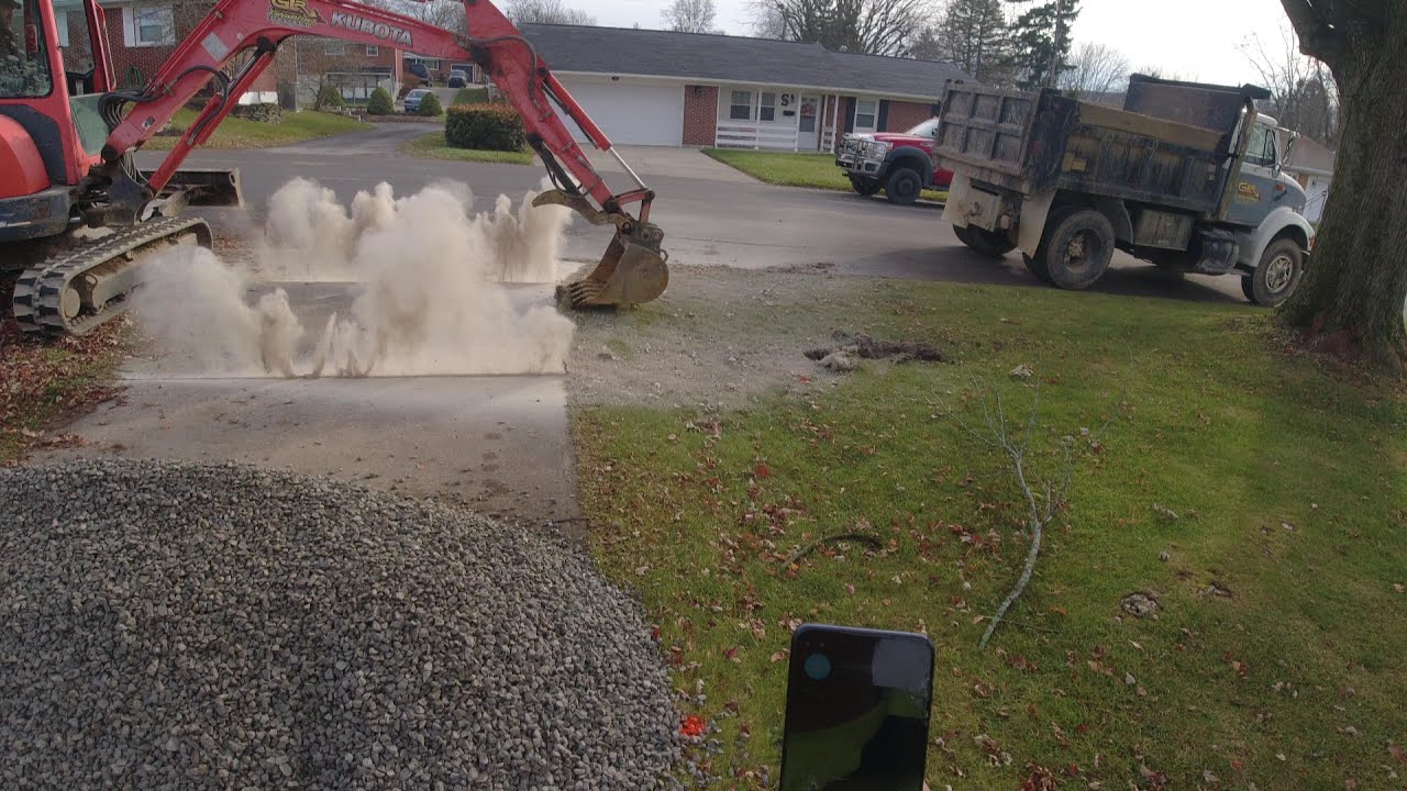 Pipe burst sewer and open trench