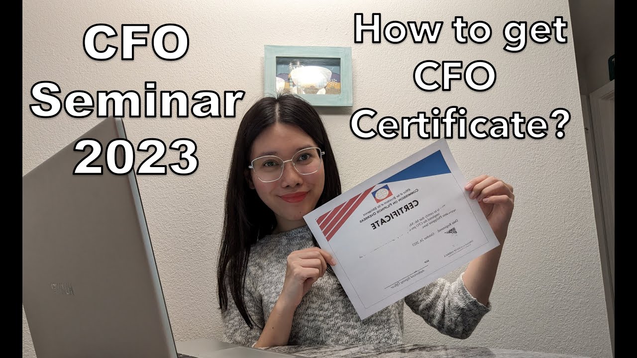 VLOG 11 MY CFO MANILA EXPERIENCE I HOW TO GET CFO CERTIFICATE #cfo #k1 #visa