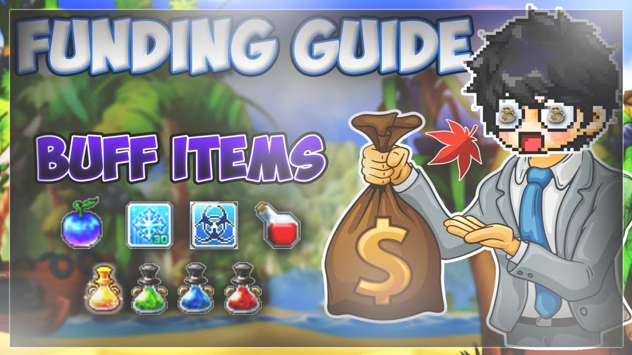 Funding Guide Returns! - MapleStory Funding Guide Buffs and Potions