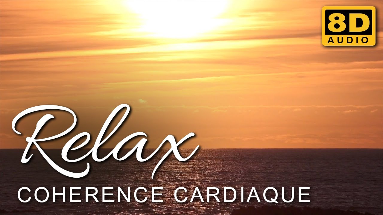 Coherence cardiaque sonore - Mer Soleil couchant - exercice les yeux fermés