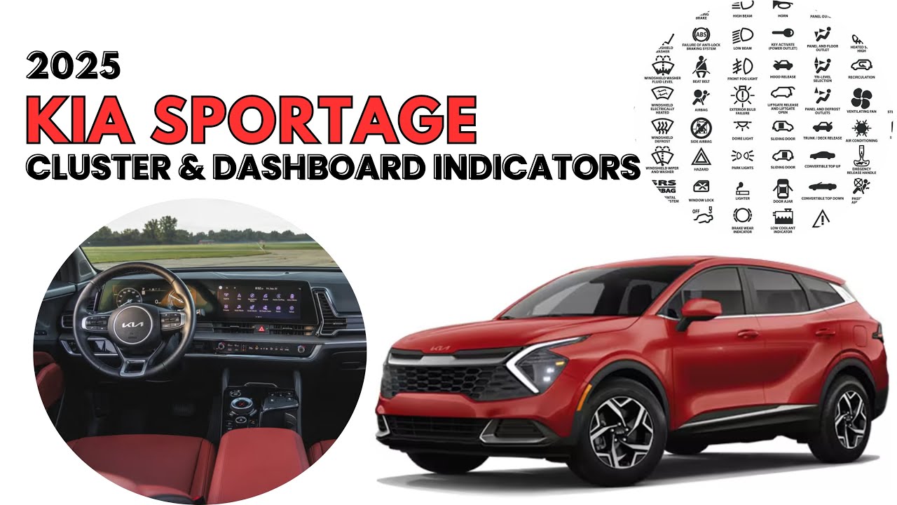 2025 Kia Sportage Cluster Display & Dashboard Warning Indicators Guide