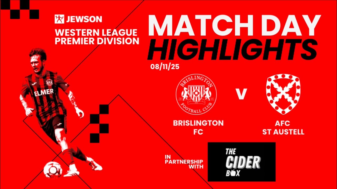 JWPL Brislington FC V AFC St Austell 08/11/25