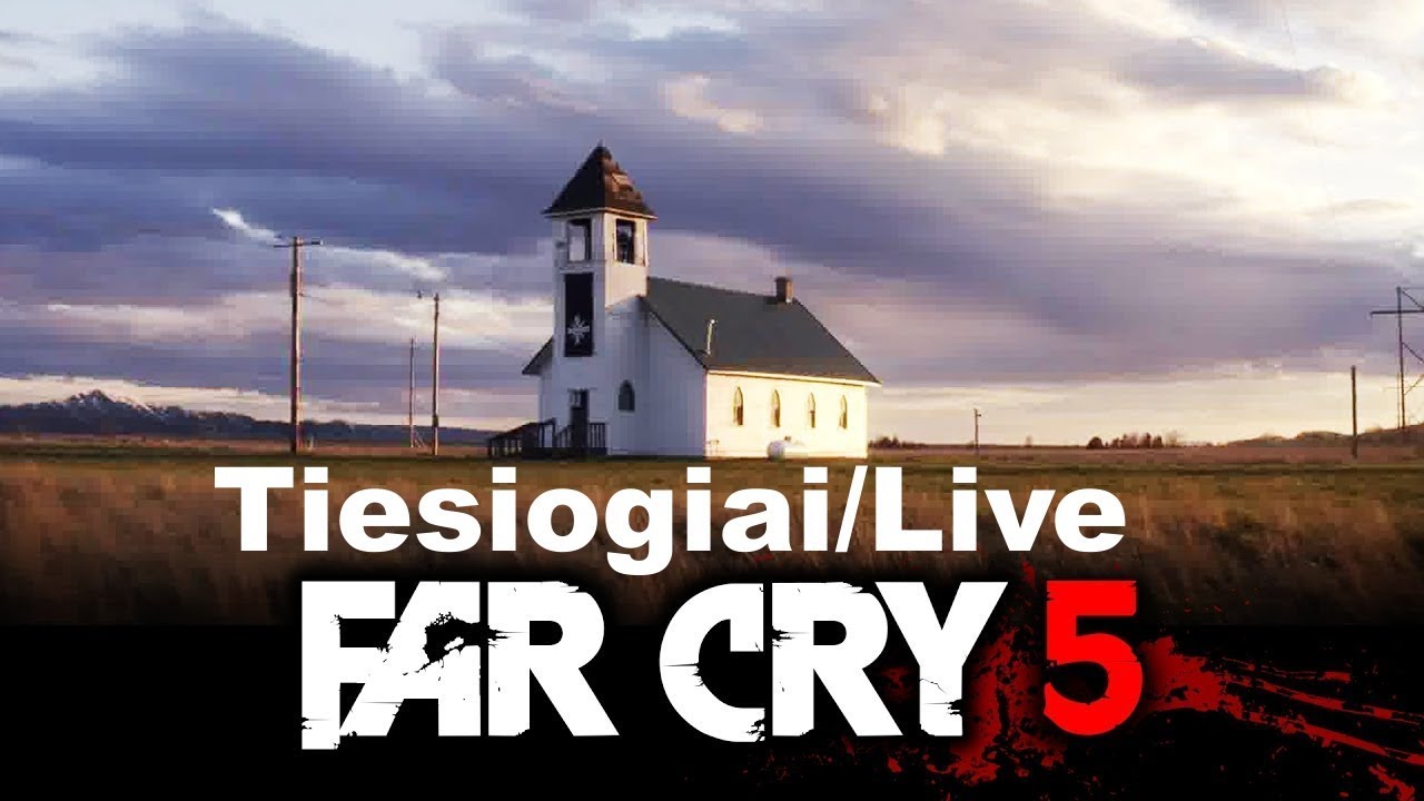 GeimerMenas zaidzia Far Cry 5 Lietuviskai/English Tiesiogiai/Live