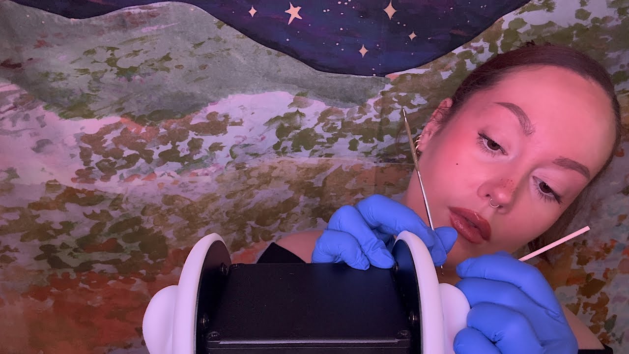 ASMR | Thorough Ear Cleaning Inside & Out - Close Whispers, Picking, Wet Wipes, Otoscope, etc