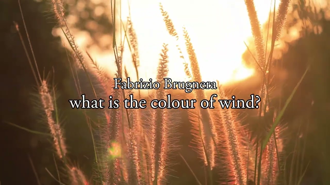 Fabrizio Brugnera - what is the colour of wind? - OUT NOW