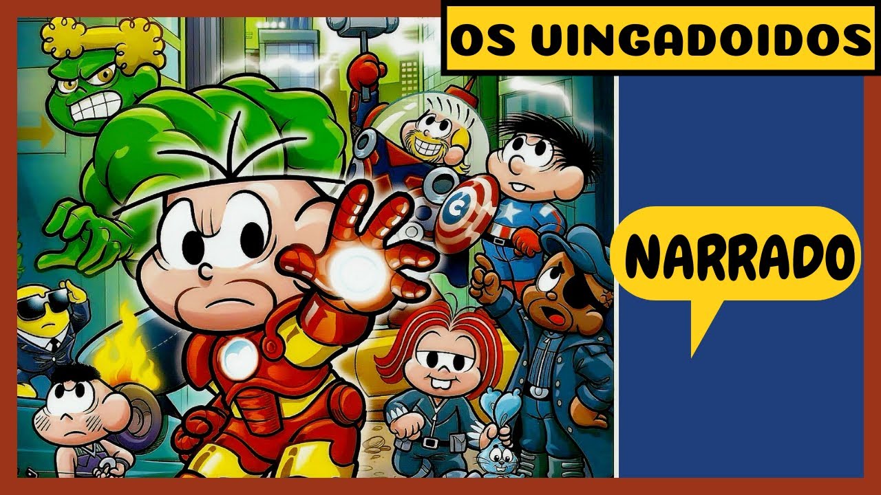 OS VINGADORES | TURMA DA MÔNICA | OS VINGADOIDOS | CLASSICOS DO CINEMA