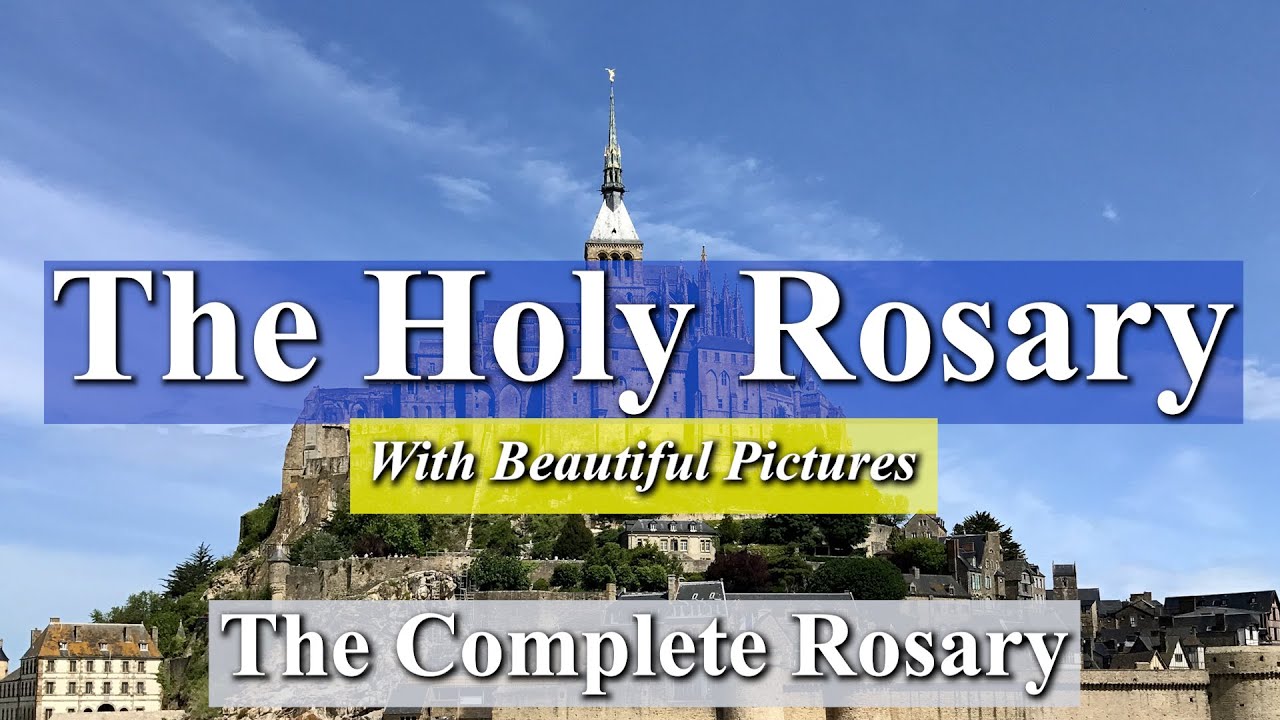 The Rosary With Beautiful Pictures | All Mysteries No Music