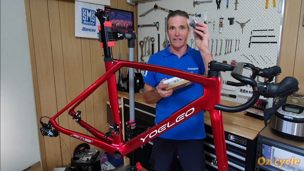 Chinese bike build,disc,integrated bar,ultegra hydro - how to Pt1