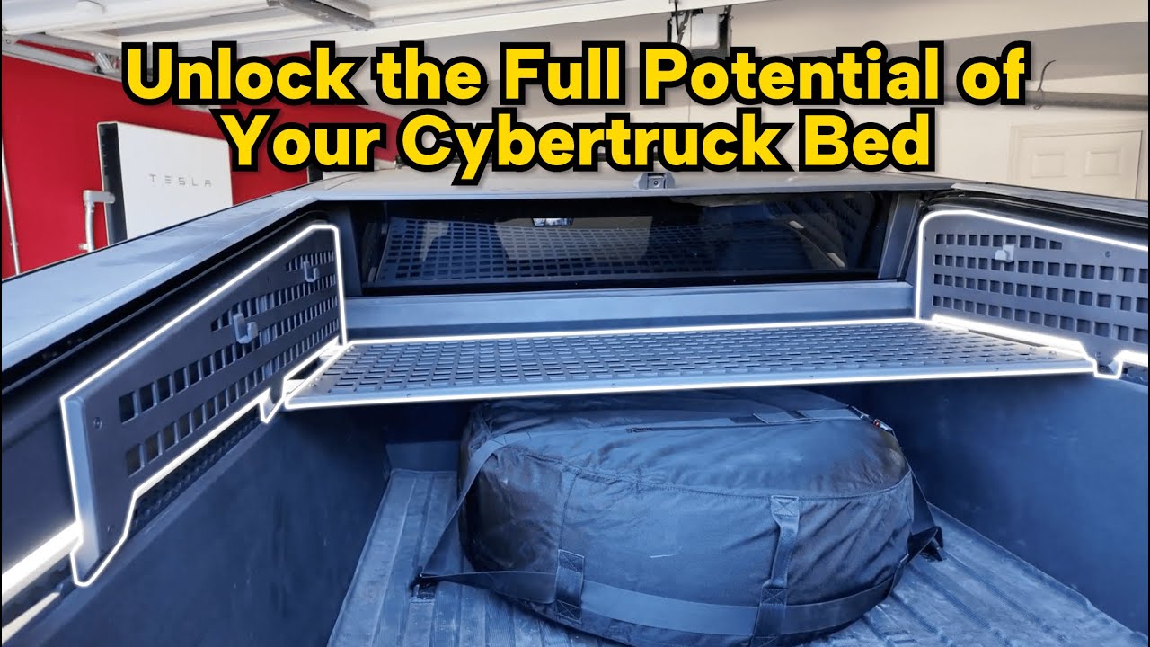 Cybertruck Molle Shelf Installation and Review