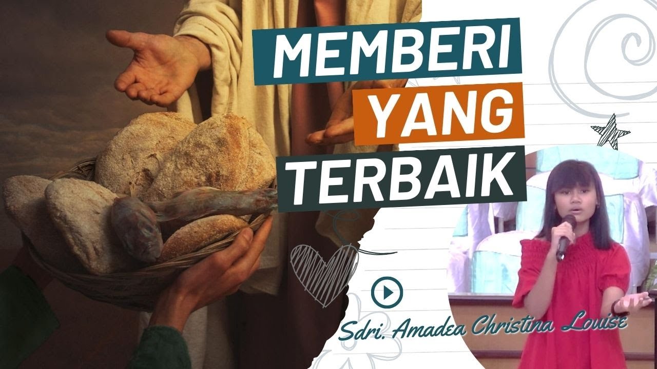 Persembahan Pujian | MEMBERI YANG TERBAIK | Sdri . Amadea Christina Louise