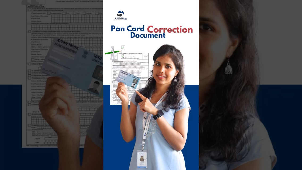 Essential Documents for Pan Card Correction | Pan card correction documents  #PanCardCorrection