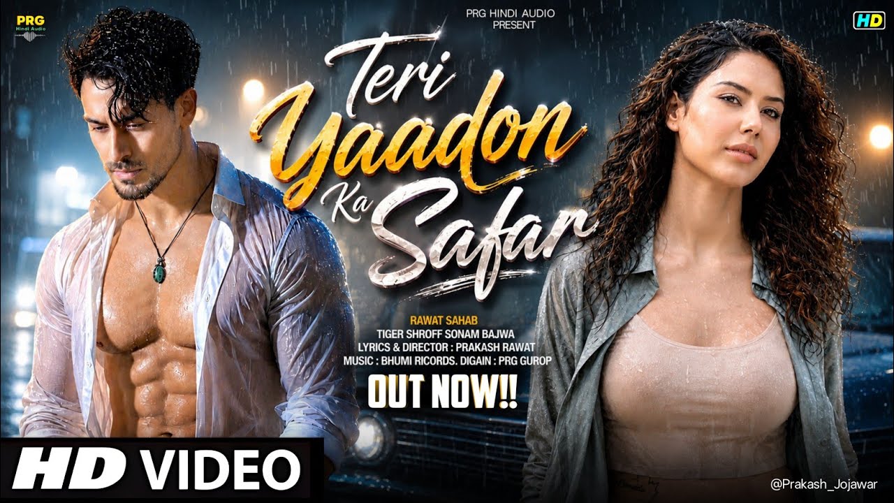 New Song 2026 | New Hindi Song | Teri Yaadon ka Safar | Tiger Shroff | Sonam Bajwa | Romantic Song 