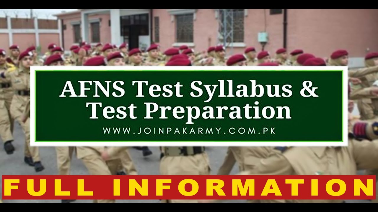 AFNS Test Preparation 2022 | How to Prepare For AFNS Test