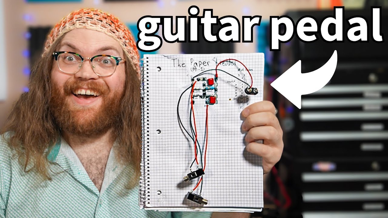 I Made a Guitar Pedal on a Piece of Paper