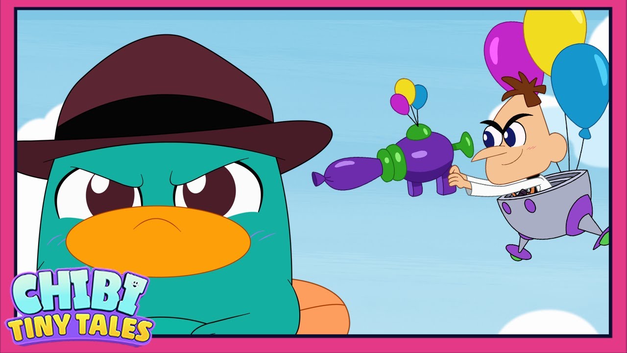Phineas & Ferb Chibi Tiny Tales | Dr. Doofenshmirtz's Balloon-Inator 🎈 | @disneychannelanimation
