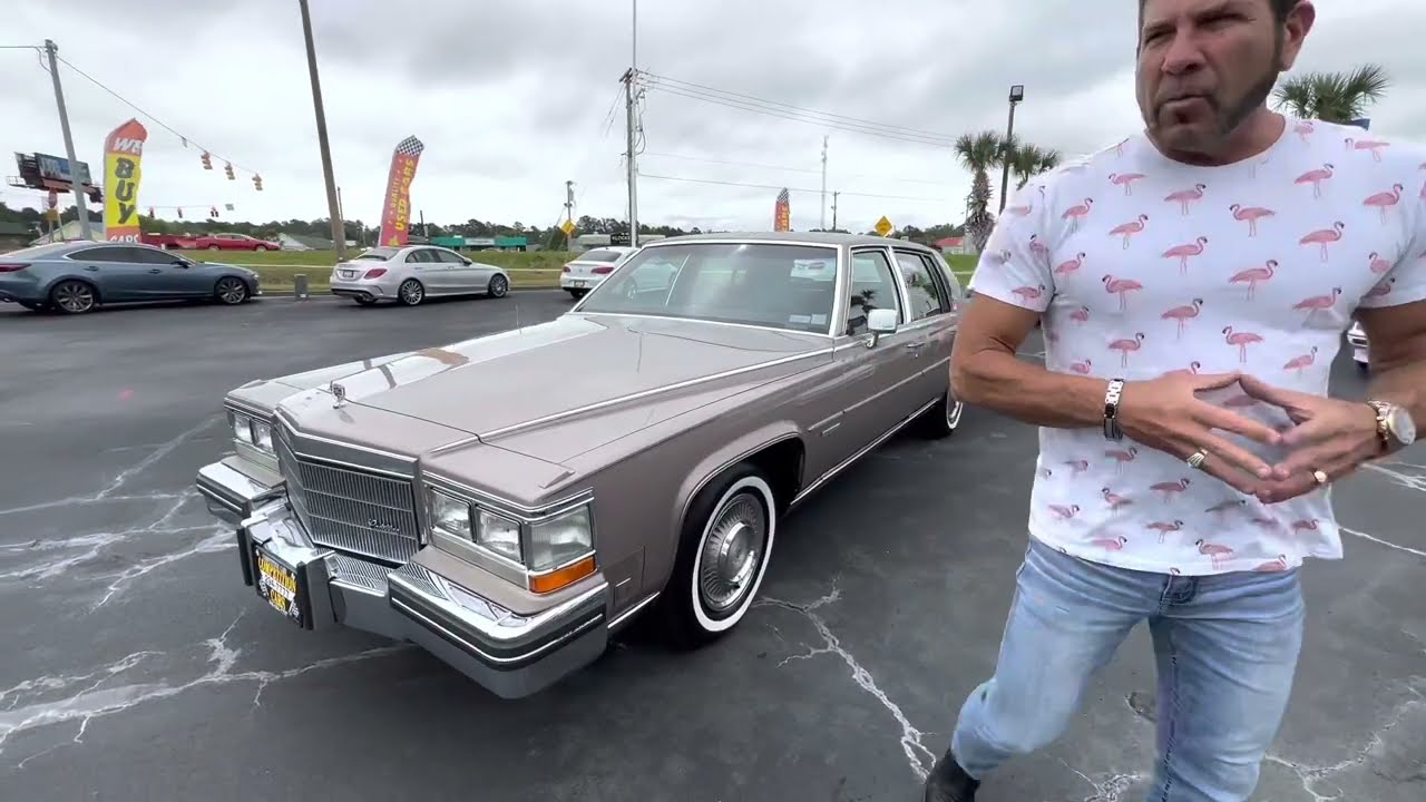 Видеозапись за рулём Cadillac Fleetwood Brougham 1983 года! 15 000 оригинальных миль