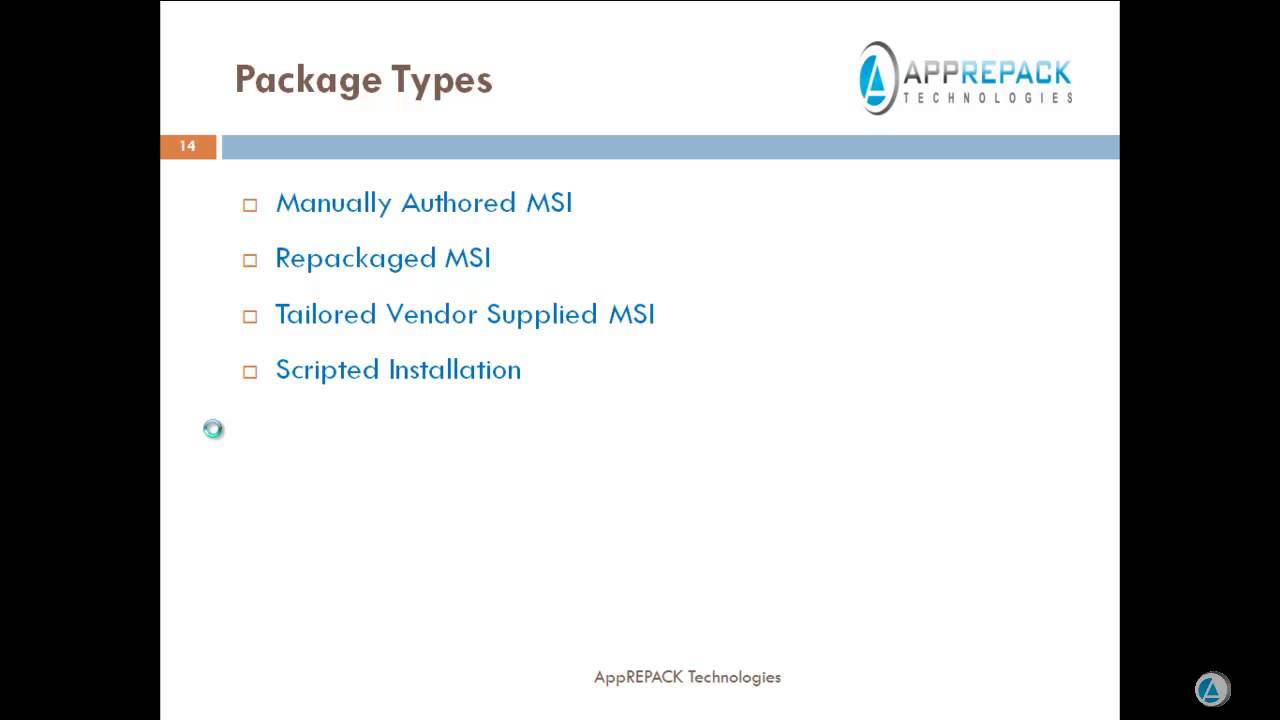 Application Packaging Introduction