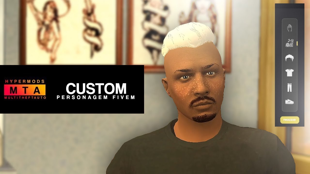 CRIAR PERSONAGEM COMPLETO FIVEM SEM BUGS (DOWNLOAD FREE) | HYPERMODS MTA BRASIL