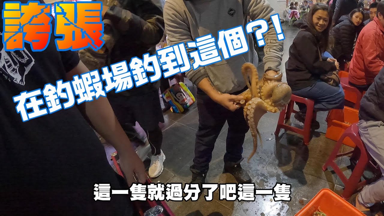 新北林口達樂釣蝦場放這些給客人釣!只能用釣蝦的線組作釣!真的是太誇張了吧~
