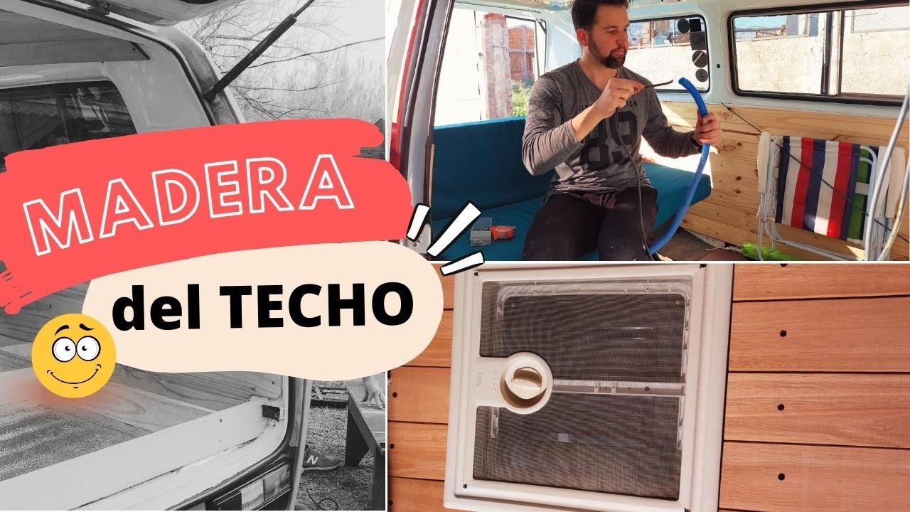 ¡Impresionante! El Techo de La KOMBI ¡De MADERA! #dqa