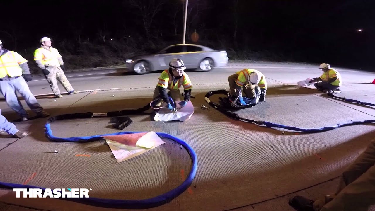 Thrasher | Lifting and leveling a sunken highway