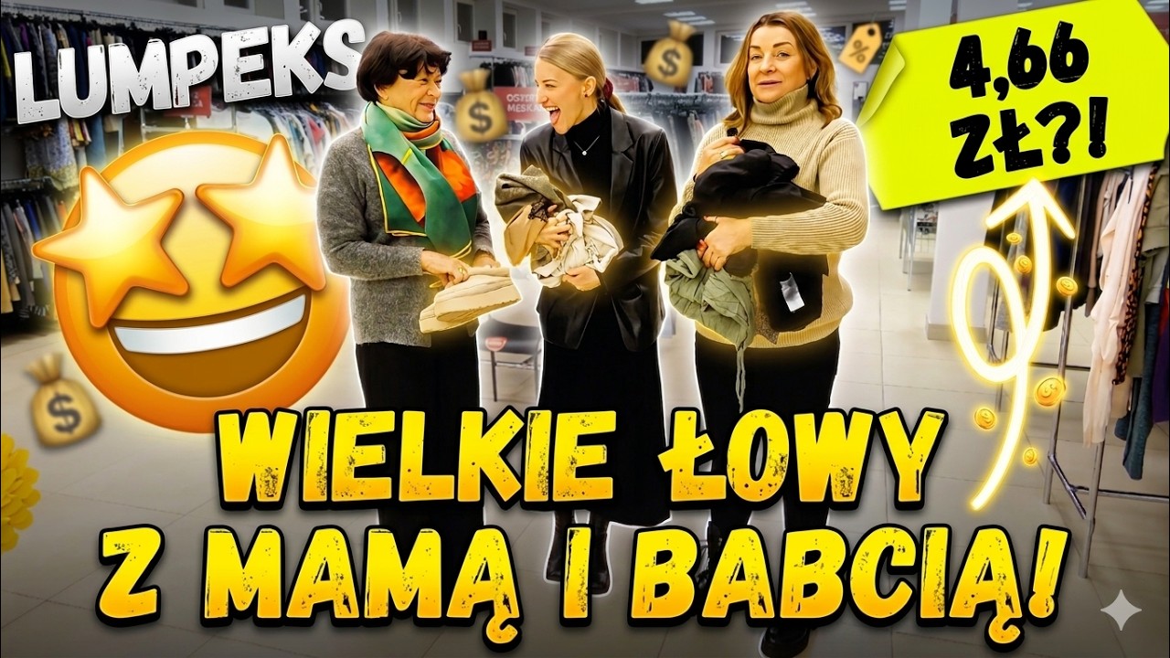 Bitwa na łupy: Mama vs Babcia! 🤯  Kto znalazł lepszą perełkę w Lumpeksie?