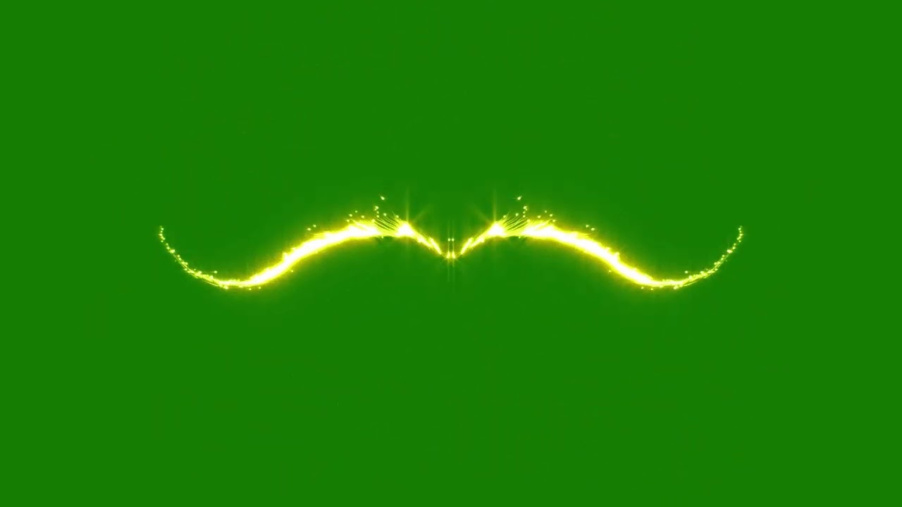 Gold Particles Streaks Amazing green screen overlay effects