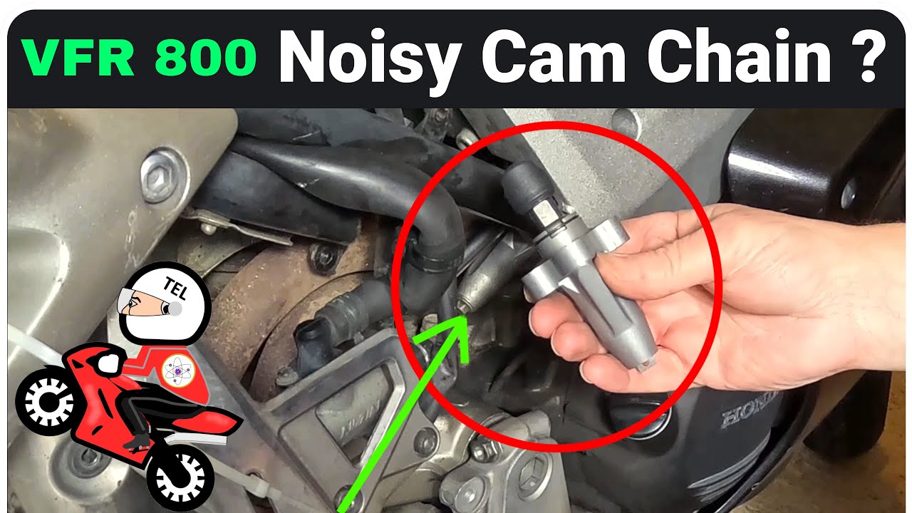 Honda VFR 800 Cam Chain Tensioner Change Pt 1 - Rear Tensioner