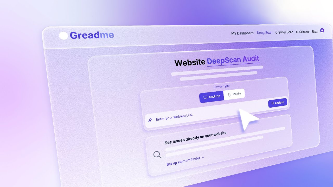 Motion Graphics SaaS Product Video | Website Audit tool