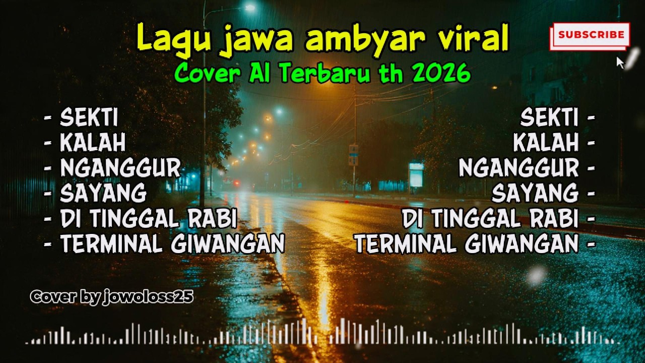 Lagu Jawa Paling Enak 2026 - AI Cover Version @jowoloss25 (Sekti, Nganggur, Kalah)