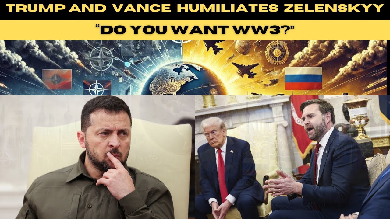 Watch Full Meeting Between Trump JD Vance And Zeleskyy - Flips Script And Publically Humiliates Him!